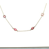 Exquisite Tourmalines by the Yard Necklace in 14K