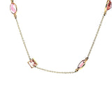 Exquisite Tourmalines by the Yard Necklace in 14K