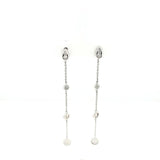 Long Diamond Drop Earrings in 10K - Peter's Vaults