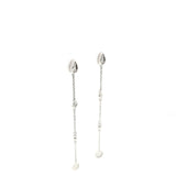 Long Diamond Drop Earrings in 10K - Peter's Vaults