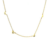 Delicate Diamonds by the Yard Necklace in 10K