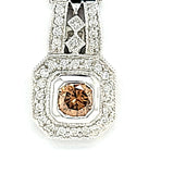 Rare Fancy Brown/Cognac Colored Diamond Slide - Peter's Vaults
