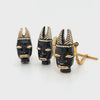 Alluring Vintage Hand-Crafted Tribal Mask Swank Cufflinks & TieLapel Pin Set  Peter's Vaults