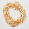Exquisite Freshwater Pearl and Crystal Strand Statement Necklace - Extra Long | Peters Vault