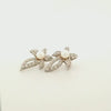 Celebrate you. Stunning Diamond and Pearl Earrings in 14K Gold - Peters Vault