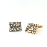 Alluring Vintage Hand-Crafted Gold Plated Braided Design Swank Cufflinks  Peter's Vaults