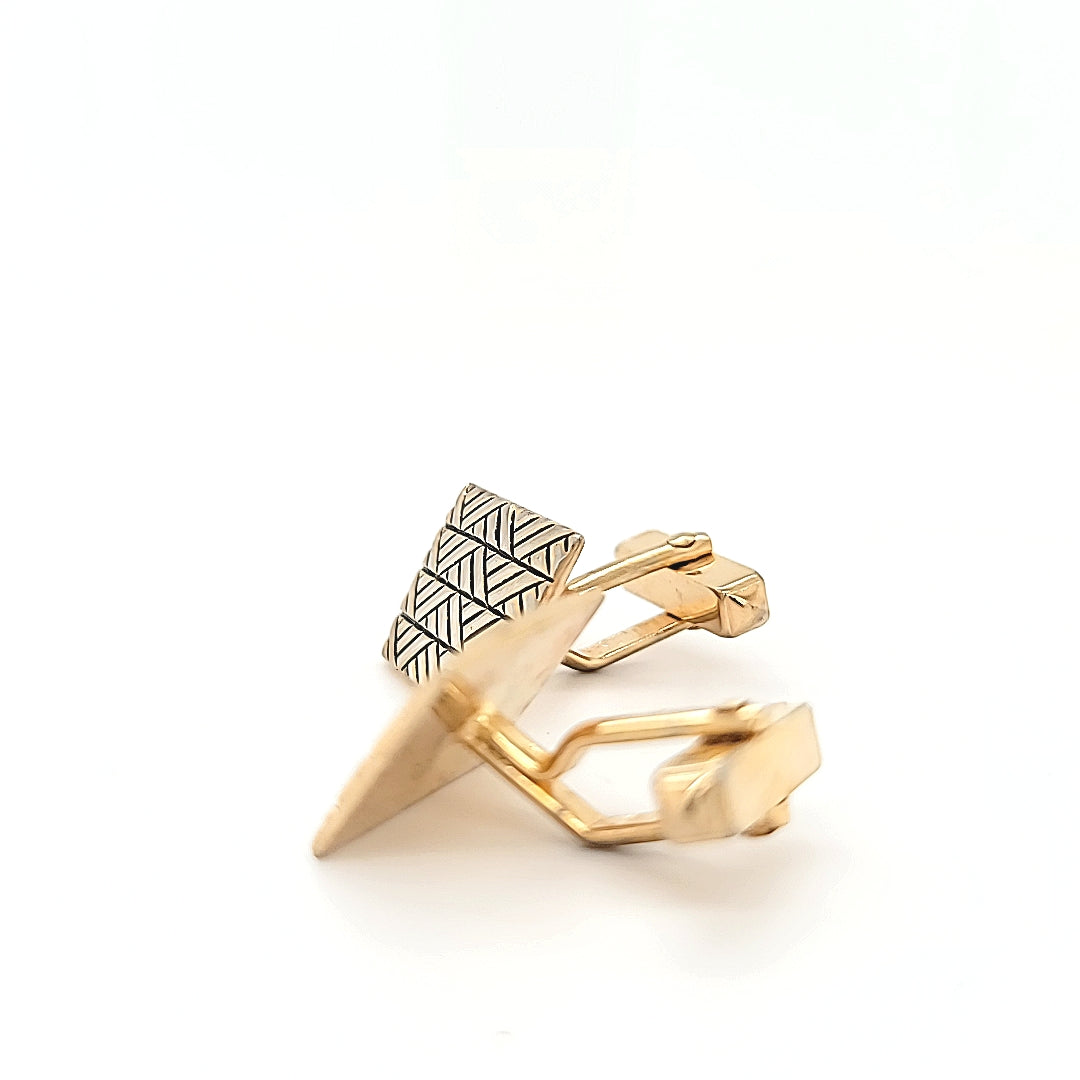 Alluring Vintage Hand-Crafted Gold Plated Braided Design Swank Cufflinks  Peter's Vaults