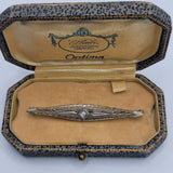 Antique Art Deco Era Filigree Diamond Brooch - Pin in 18K  Peter's Vaults