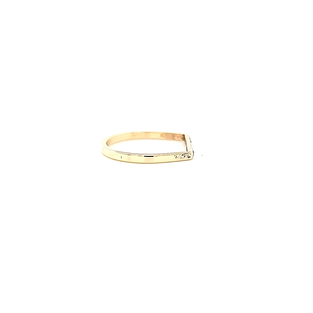Clasically Feminine Dainty Vintage Diamond Ring in 14K  Peters Vaults