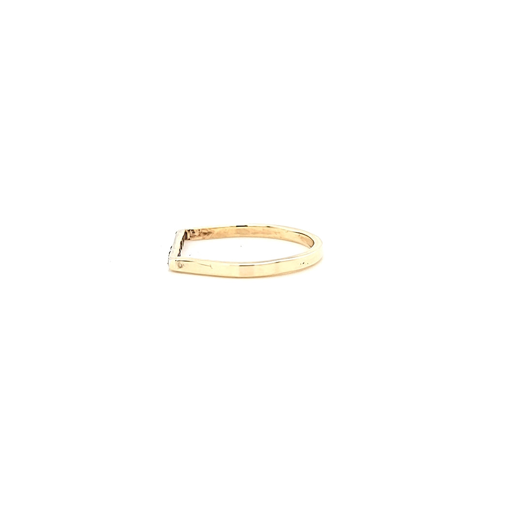 Clasically Feminine Dainty Vintage Diamond Ring in 14K  Peters Vaults