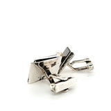 Classic Design Hand-Crafted Vintage Onyx and Pearl Cufflinks in Sterling Silver | Peter's Vaults