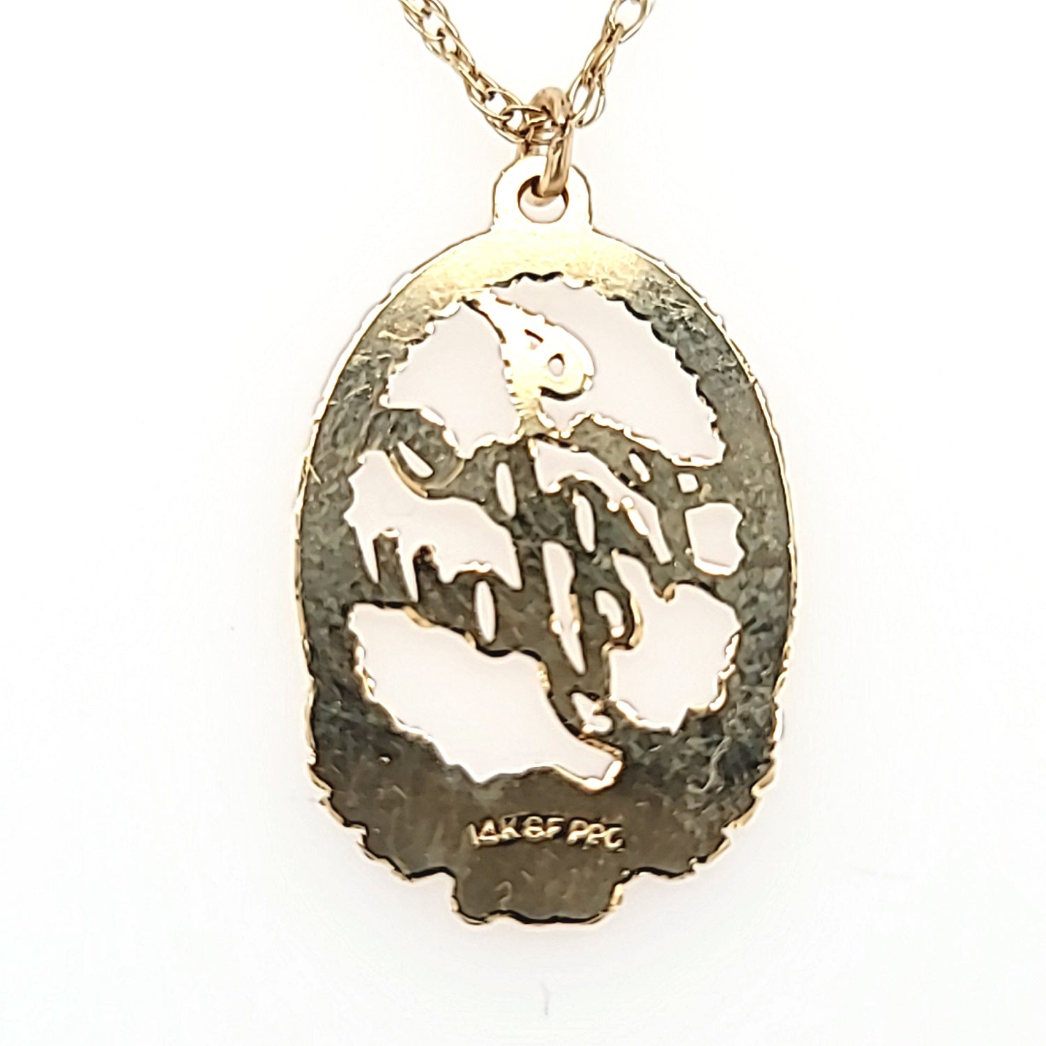 Delicate Tri Color I Love You Necklace - Gold Filled  Peter's Vaults