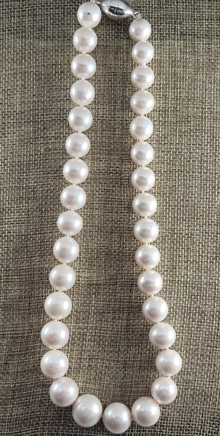 Oversized Baroque Pearl Necklace gold – ADORNIA