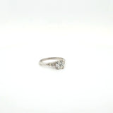 Iconic .84 carat Old Cut Diamond Solitaire Engagement Ring in Platinum - Peters Vaults