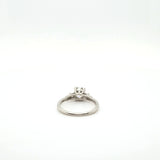 Iconic .84 carat Old Cut Diamond Solitaire Engagement Ring in Platinum - Peters Vaults