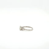Iconic .84 carat Old Cut Diamond Solitaire Engagement Ring in Platinum - Peters Vaults