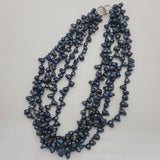 Layers of Luminous Black Freshwater Pearl Multi-Strand Necklace | Peters Vault