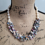 Lustrous One of a Kind Multi Layer Freshwater Pearl Strand Necklace