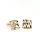 Splendid Vintage Hand-Crafted Gold Plated Braided Design Swank Cufflinks  Peter's Vaults