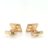 Splendid Vintage Hand-Crafted Gold Plated Braided Design Swank Cufflinks  Peter's Vaults