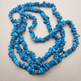 Striking Vintage Baroque Turquoise Necklace Strand in Opera Length - 35 Inches  Peter's Vaults