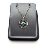 Unique Starburst Design Handcrafted Turquoise Necklace in Sterling Silver  Peter's Vaults