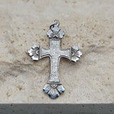 Vintage Hand-Crafted Cross Pendant in Sterling Silver  Peter's Vaults