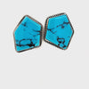 Modern Design Baroque Shape Turquoise Earrings in Sterling Silver  Peter's Vaults